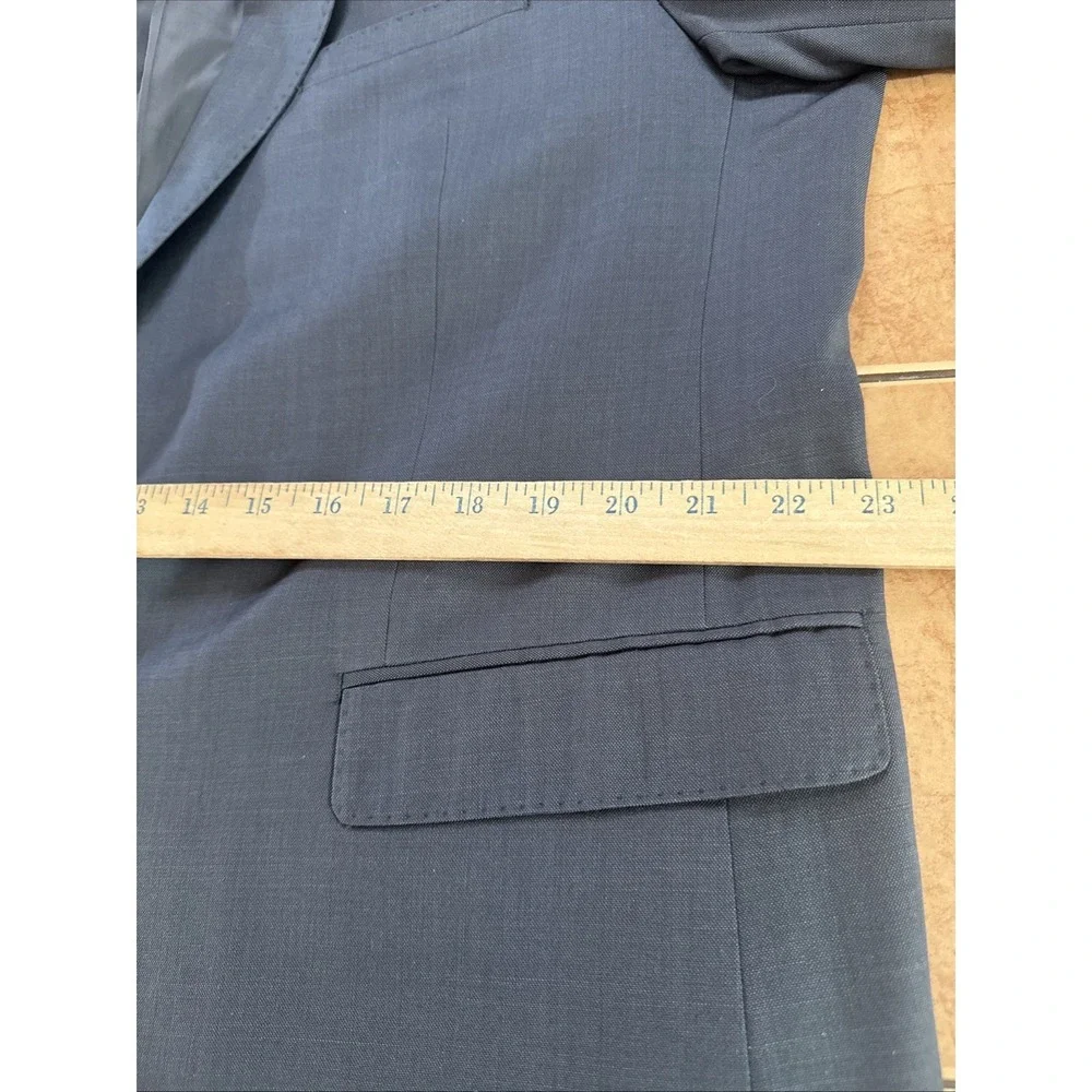 Calvin‎ Klein 2-Piece Suit Mens 48R Pants 38 x 32 Gray Extreme Slim Fit Blazer
